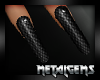 CEM Black Fancy Nails