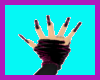 *S* Purple, Black Nails