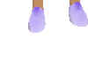 new paarse schoen