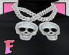Skull Emoji Dual Chain F