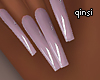 q! elegant purple nails