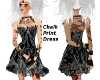 Chalk Print Dress