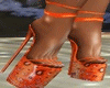 Bandana Orange Heels
