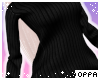 ♡ knit dress | black