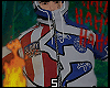 puff jacket flag