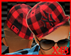x4b square ny hat red