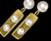 Gold & Pearl's Earrings