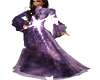 Purple Long Robe Dress