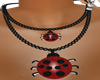 R&B  DIA LADYBUG CHAIN