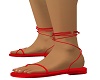 ASL Sailor Red Sandals