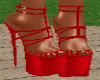 stiletto heels red