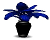Black/Blue Potted Plant