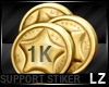 1K Support Stiker