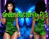 Green Butterfly Pj's