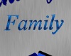 SK Family sign blue
