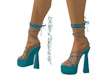 teal shoes