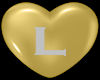 G* Gold Balloon Silver L