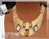 $TM$ Gold Stone Necklace