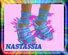 (Nat) Blue Punk Shoes