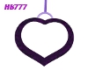 HB777 Heart Swing Purple
