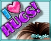 I ♥ Hugs Head Sign