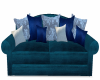 Shades of Blue sofa