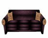 Purple Gold Couch
