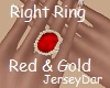 Right Ring Ruby & Gold