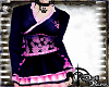 Dark| Sakura Blue Kimono
