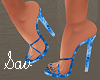 Blue TyeDye Heels