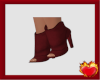 Cloe Red Booties