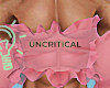 Coral femboy ruffle crop