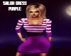 *S* Sailor Dress Purple
