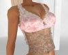 Lacy Bra Top-Pink 