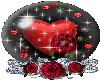 Heart Rose Globe