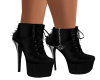 {LL} Black Ankle Boots