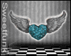 *SF*Fly Fly Blue Heart*~