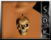 #SDK# Skull Earrings