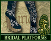 Bridal Platforms Blue