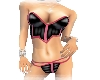 pink and black corset se