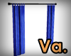 Double Curtains Blue