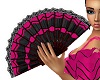 Fan with poses Pink