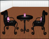 PinknBlack Bistro Table
