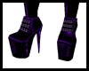 Toxic PVC Boots-purple