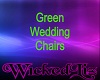Green Wedding Chairs
