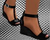 Black Heart Sandals