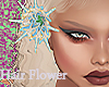 Hair Flower bleus