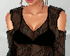 SL Loose Lace Top Black