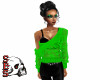 *S* Lace Sweater Lime