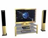 Animated Gold Plasma TV